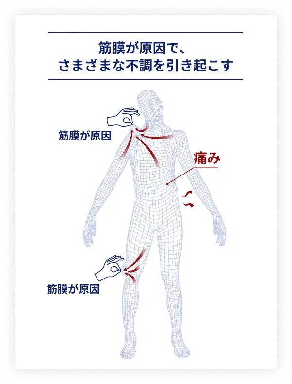 さまざまな不調を引き起こす