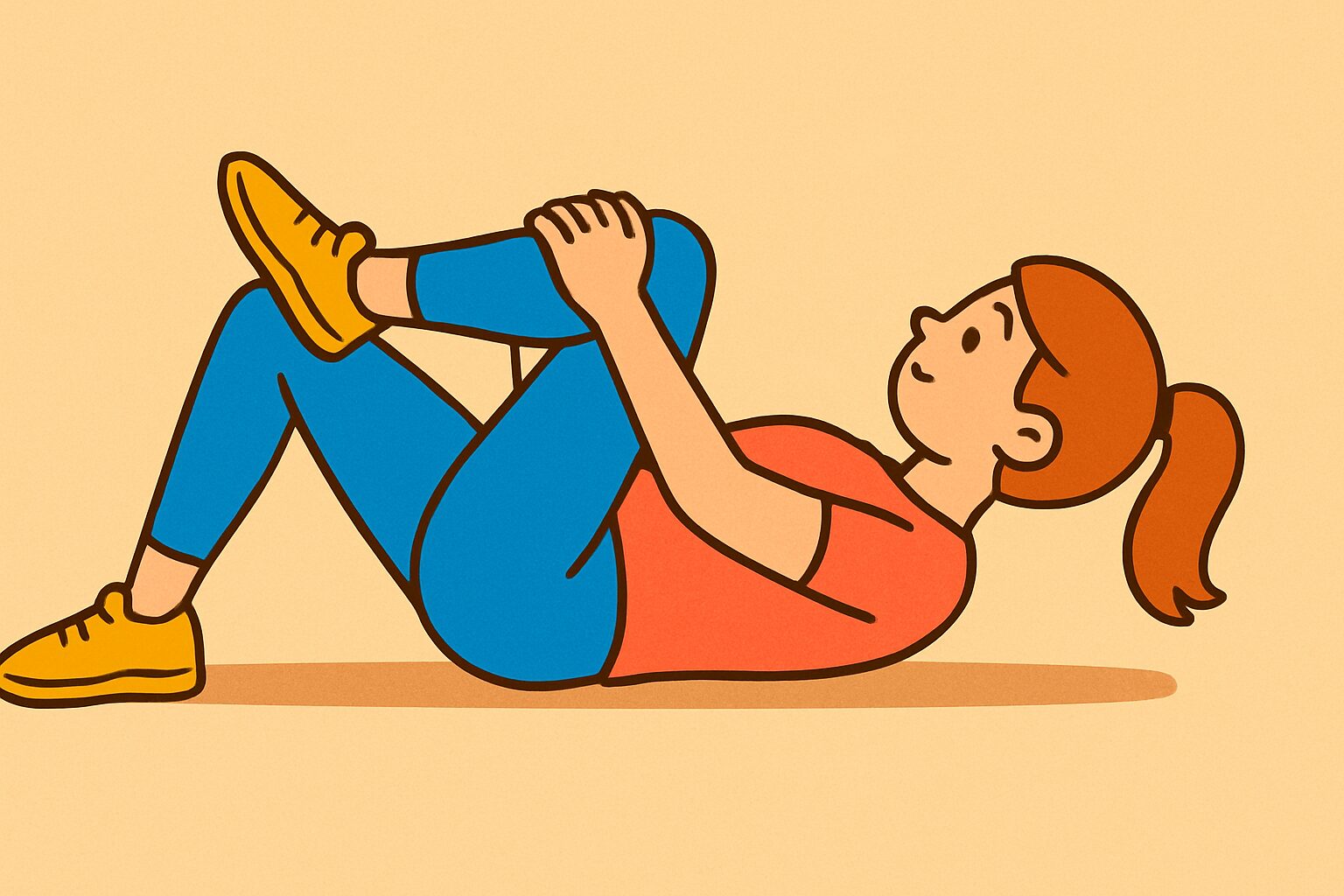 お尻のストレッチ