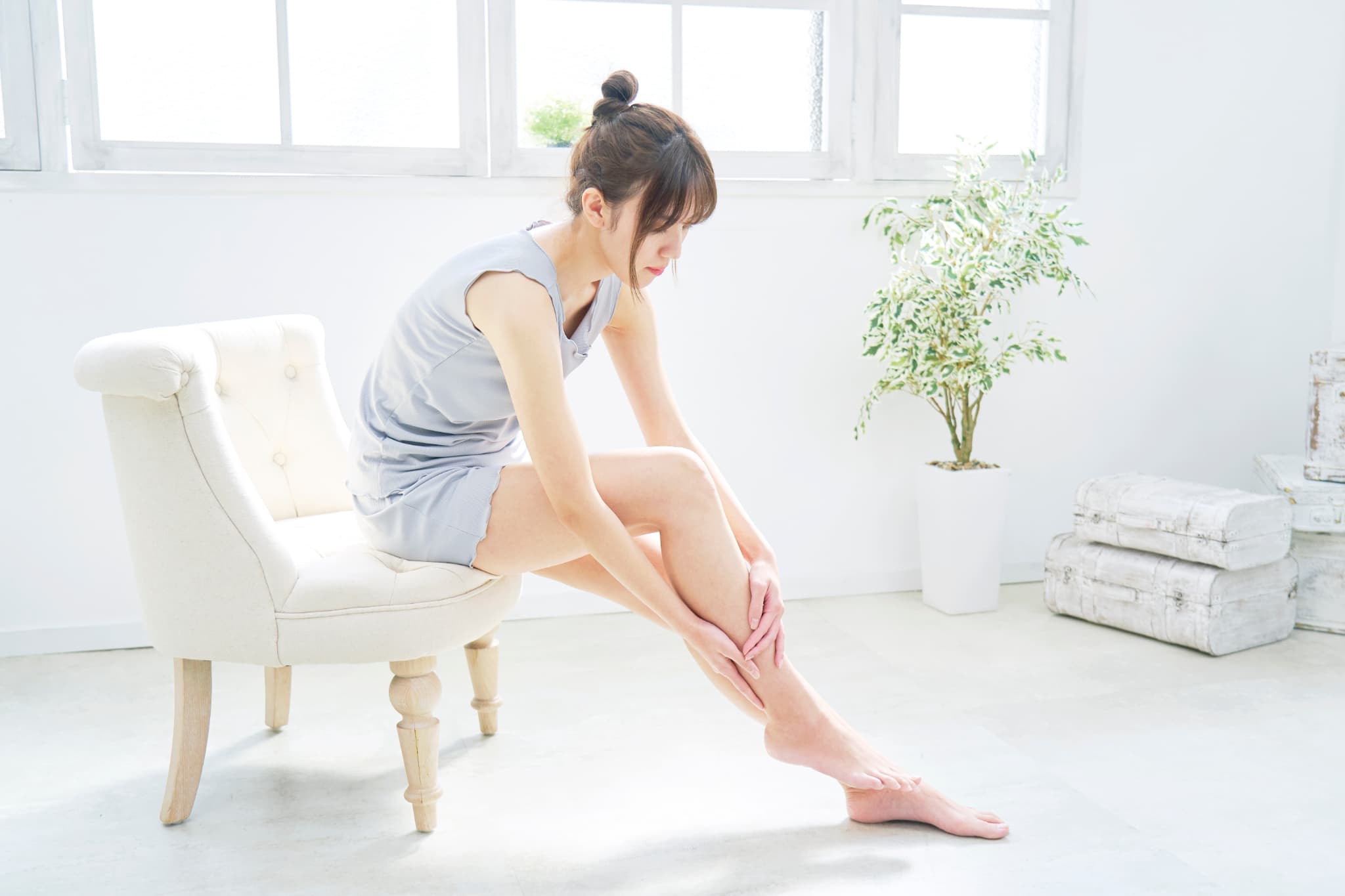 ふくらはぎの張りを和らげる方法