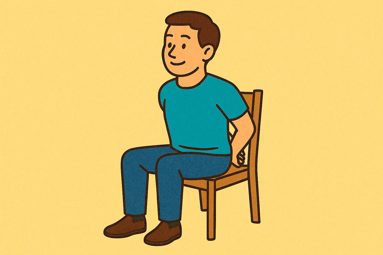 肩のストレッチ