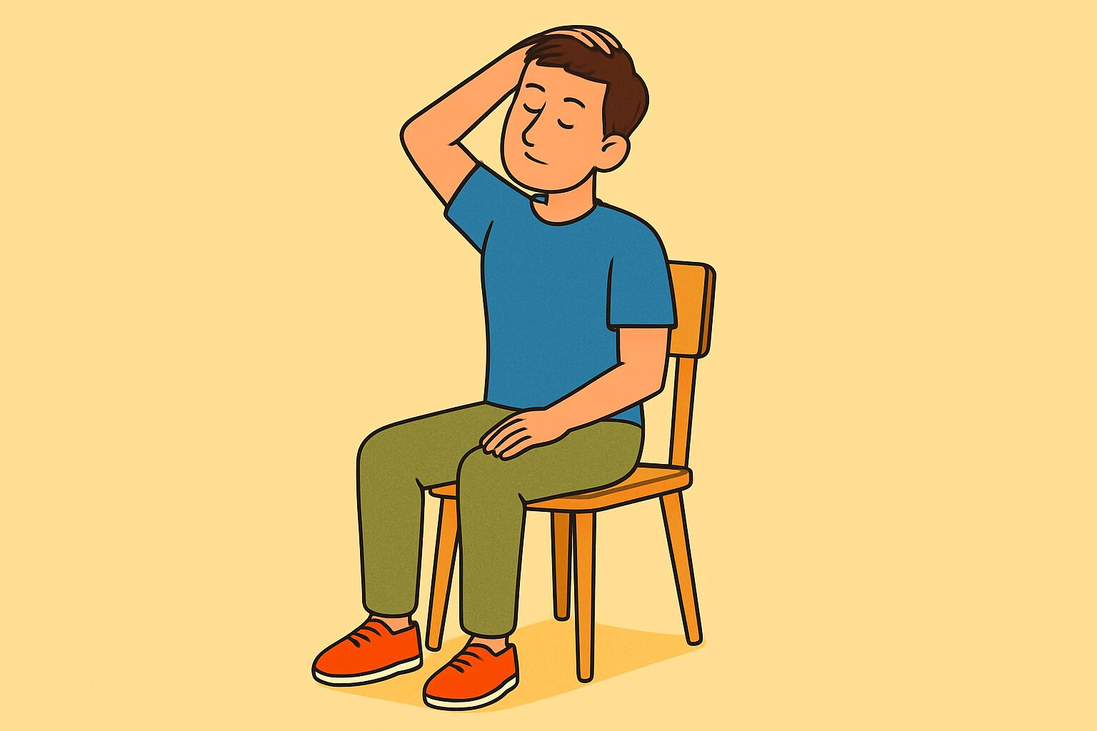 首のストレッチ