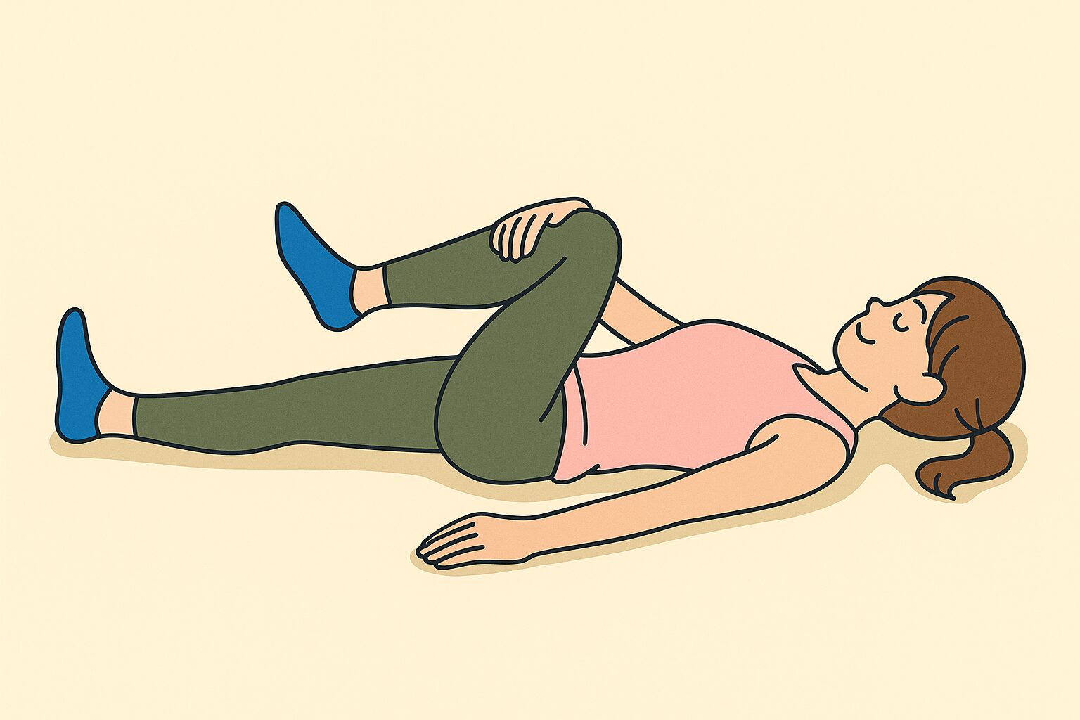 中殿筋・小殿筋のストレッチ