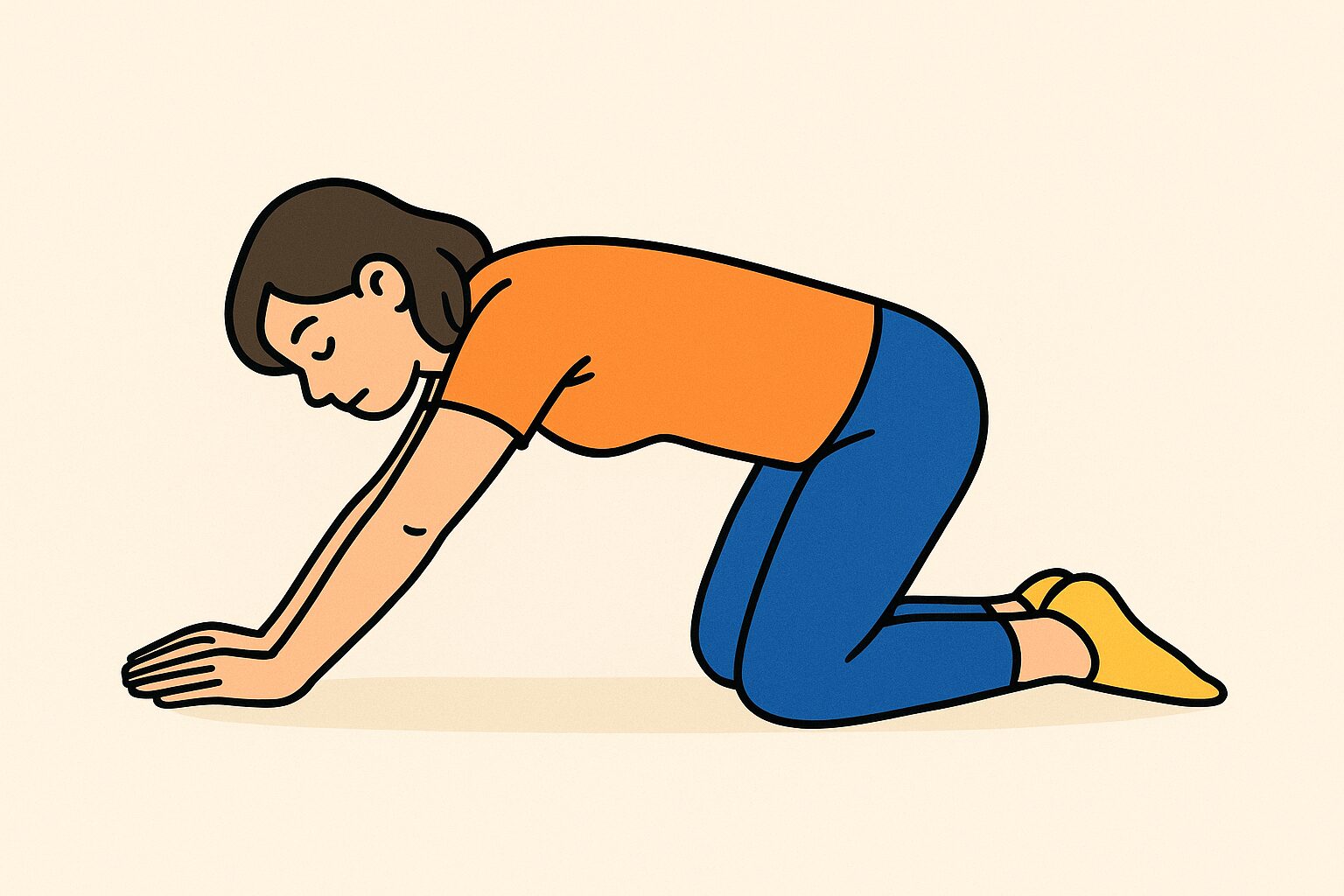 広背筋のストレッチ