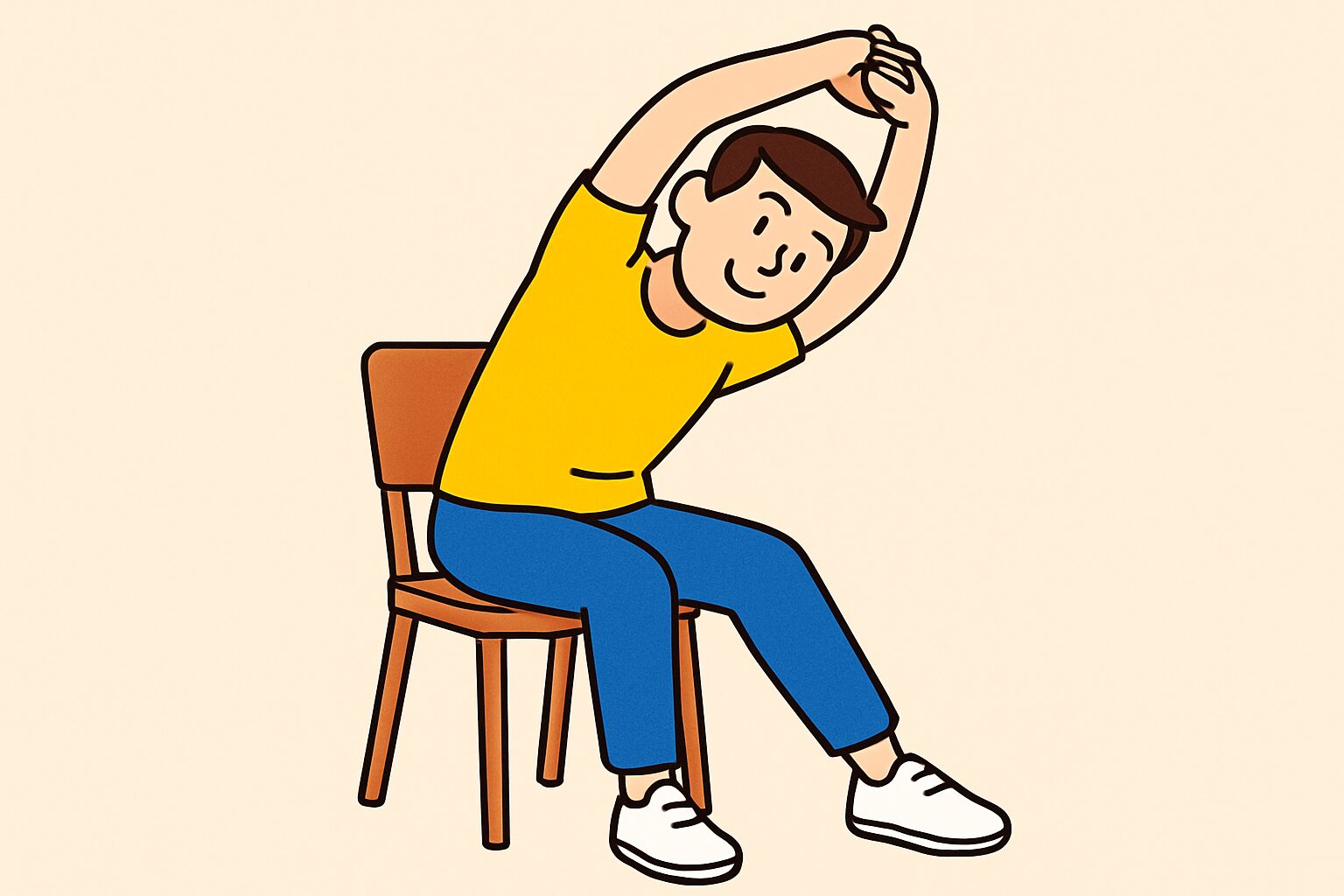 広背筋ストレッチ