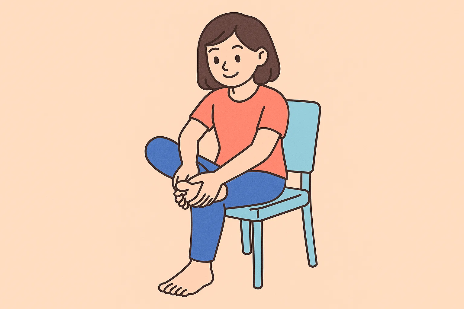 足と指の筋肉をほぐすストレッチ