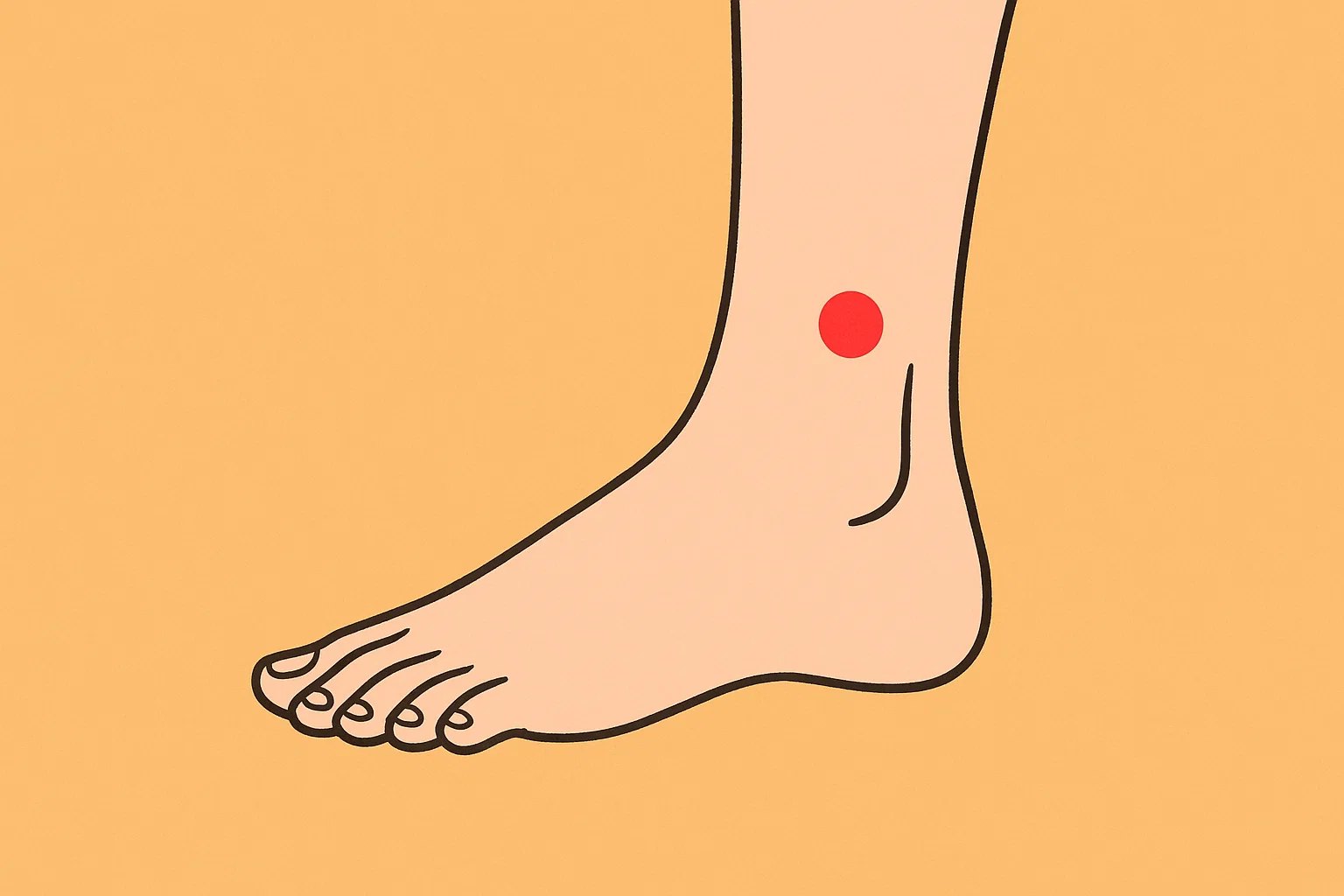 ツボ2|三陰交(さんいんこう)