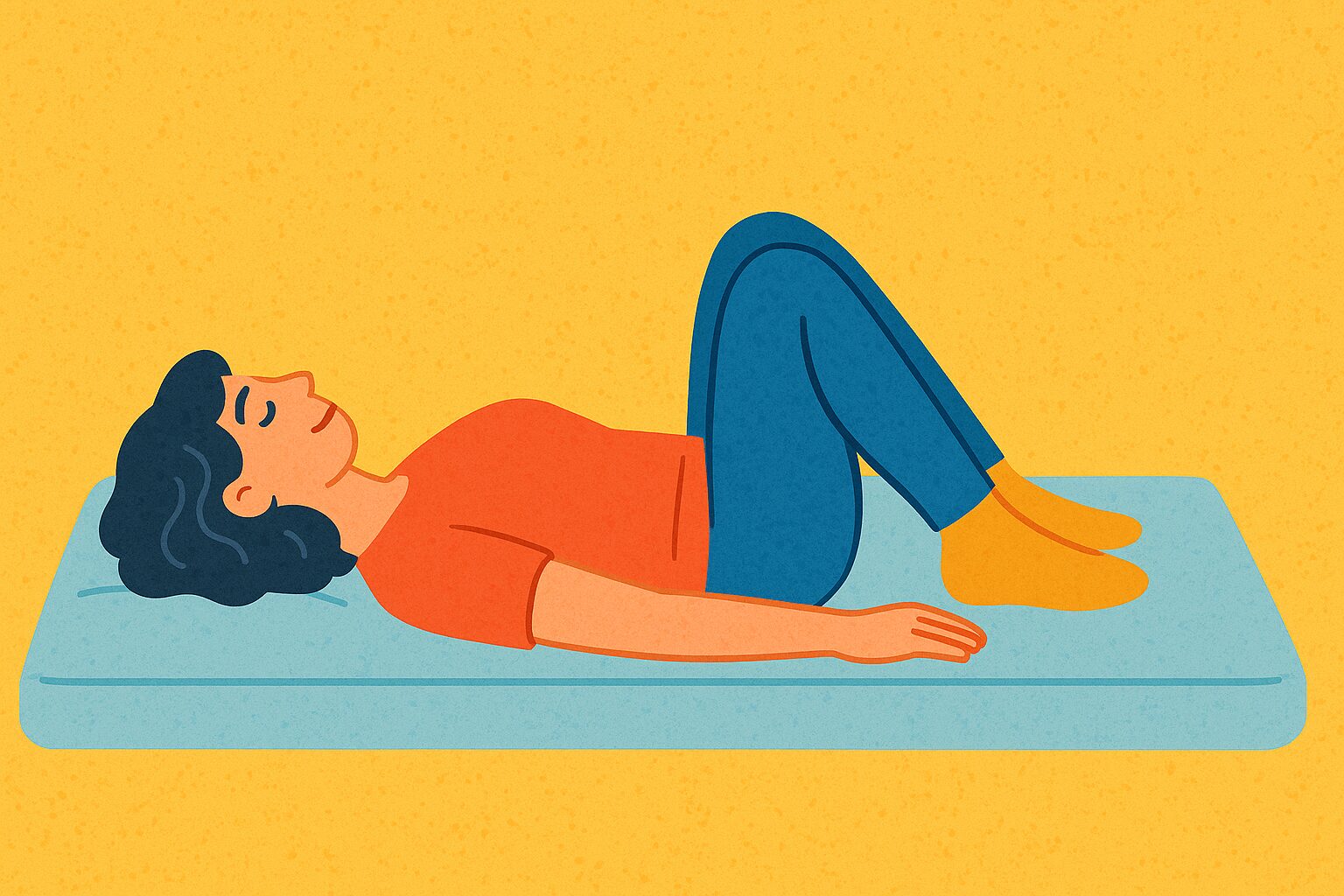 寝ながら行うストレッチ