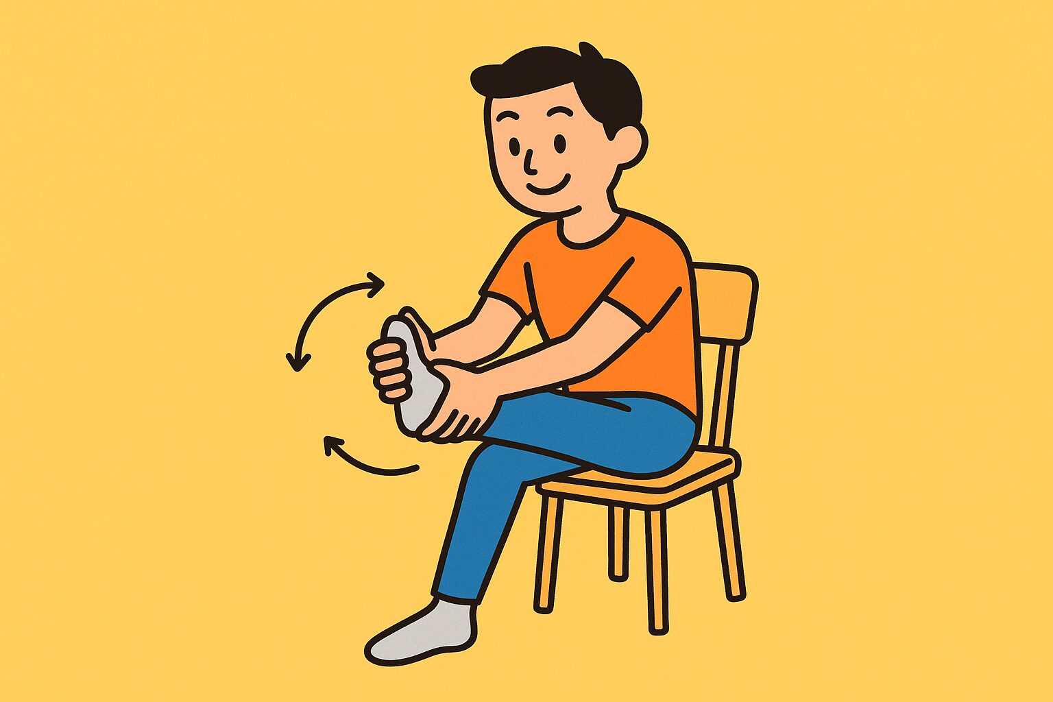 足首ストレッチ