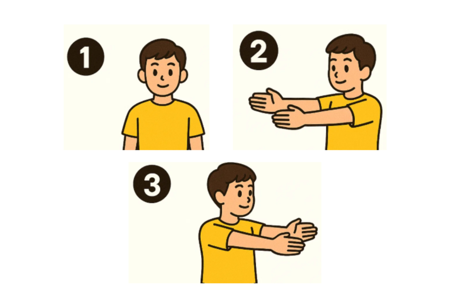 腕振り体操説明イラスト