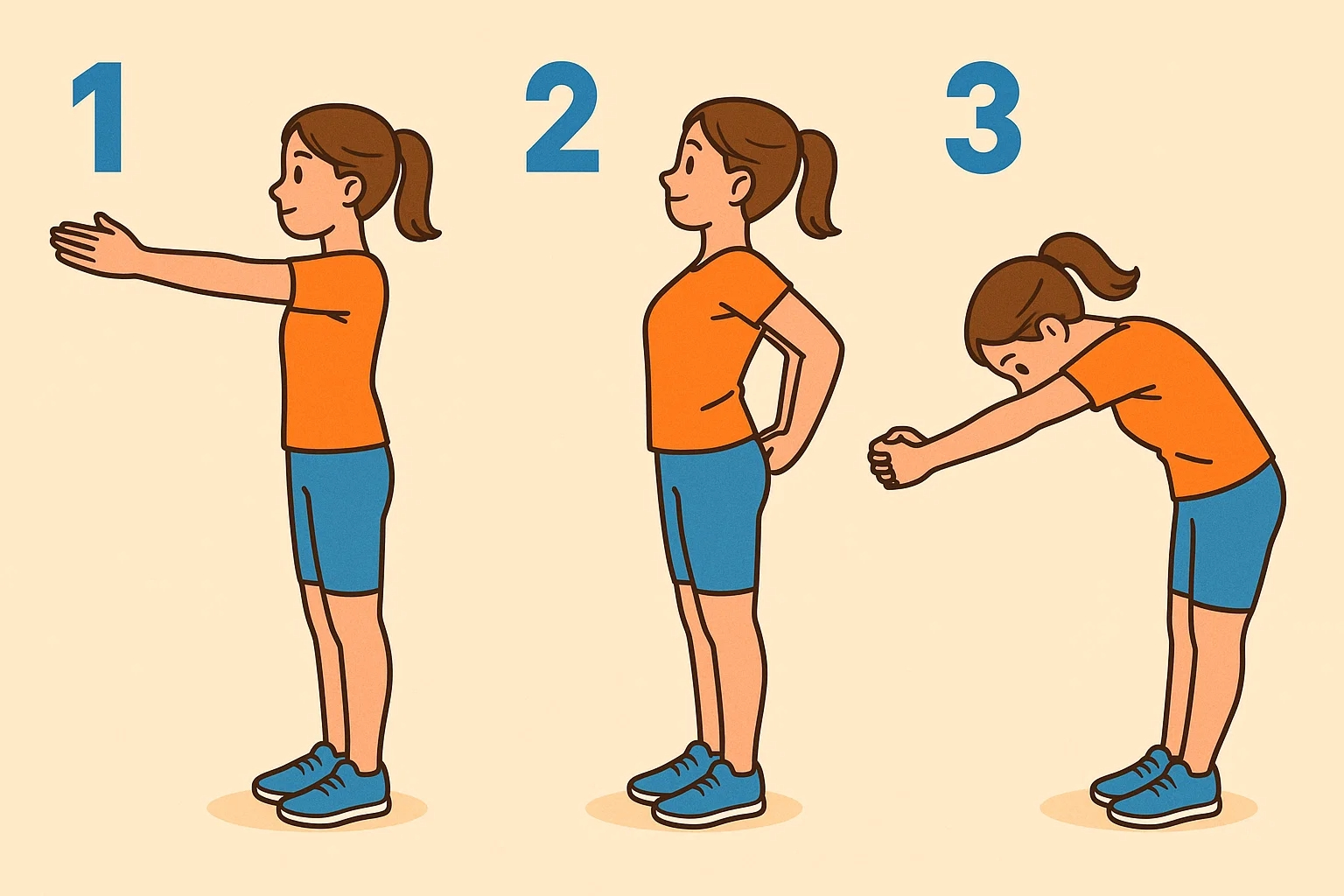 僧帽筋中部線維のストレッチ