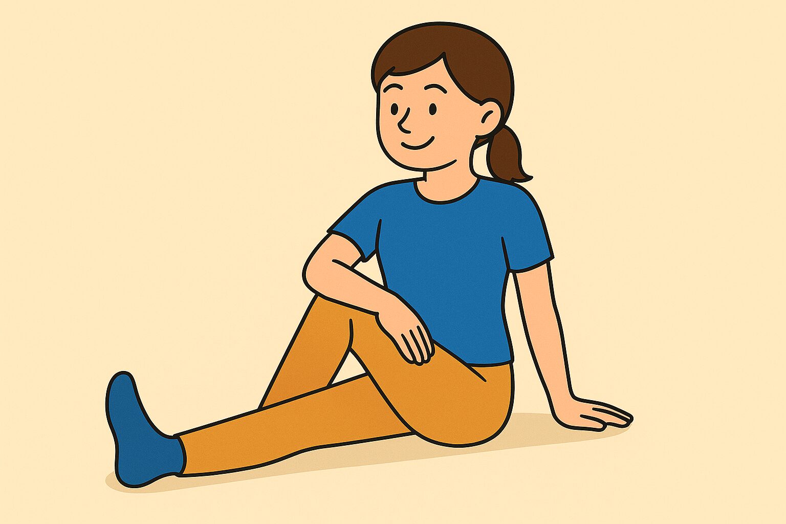 座り姿勢で行うストレッチ