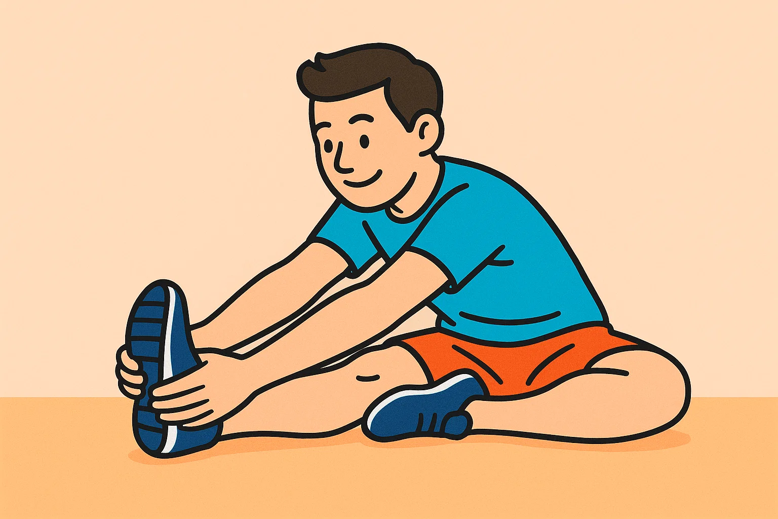 ハムストリングスのストレッチ