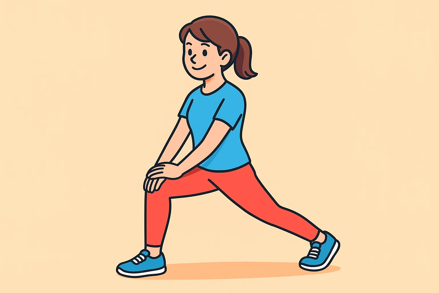 アキレス腱のストレッチ