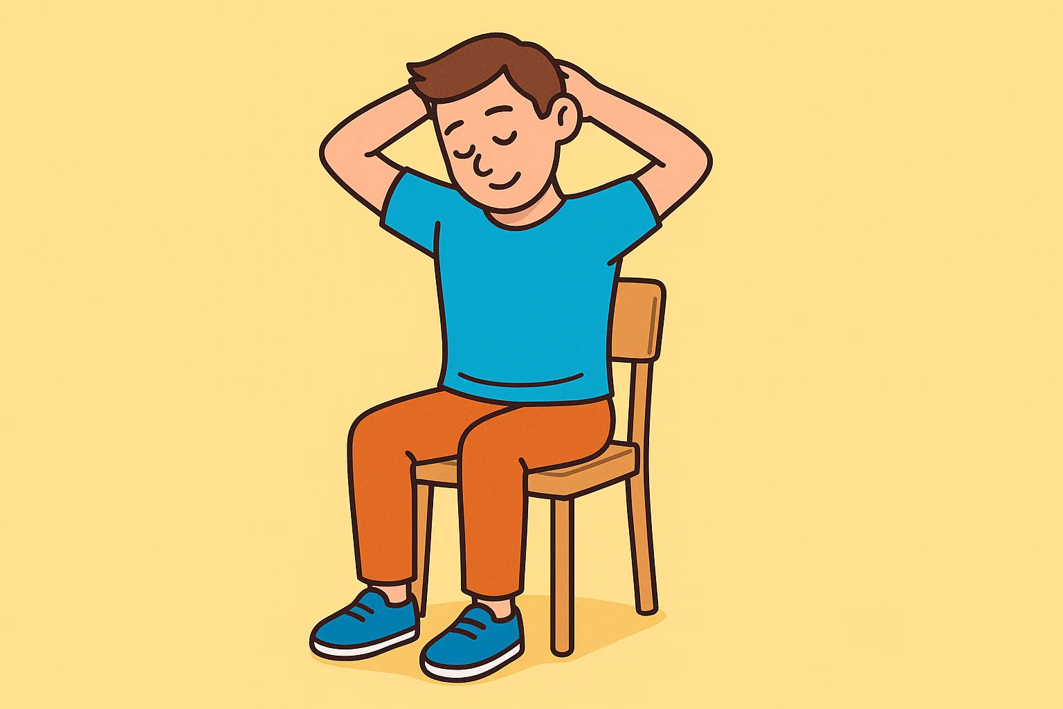 <左右のストレッチ>