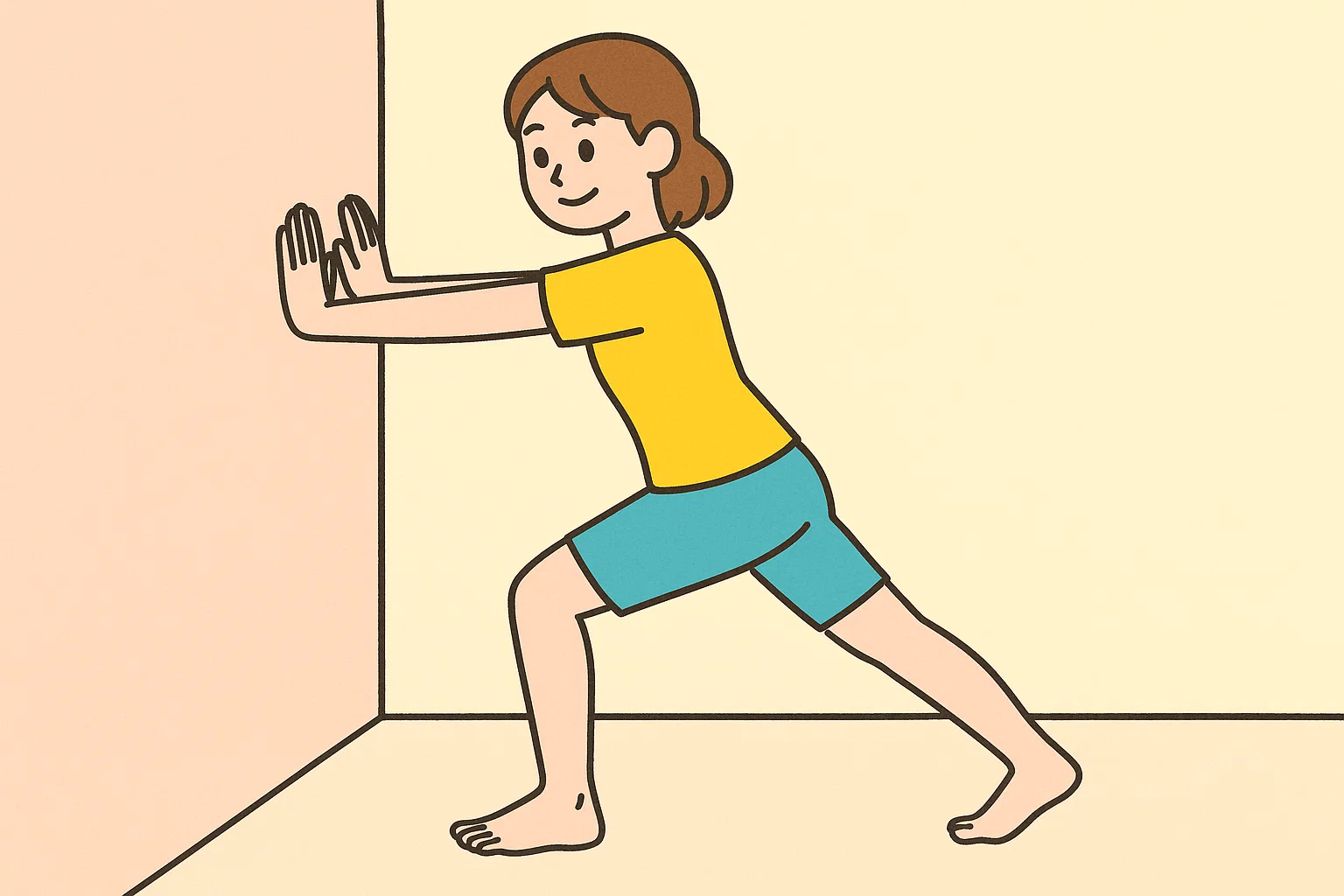 ふくらはぎのストレッチ