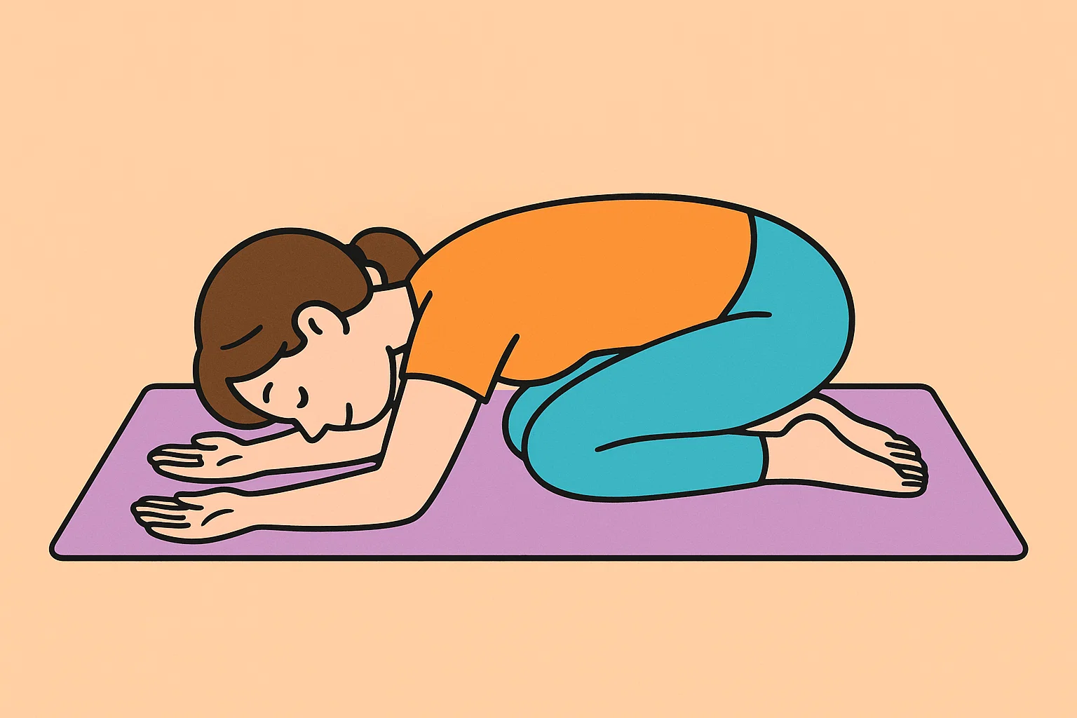 チャイルドポーズ