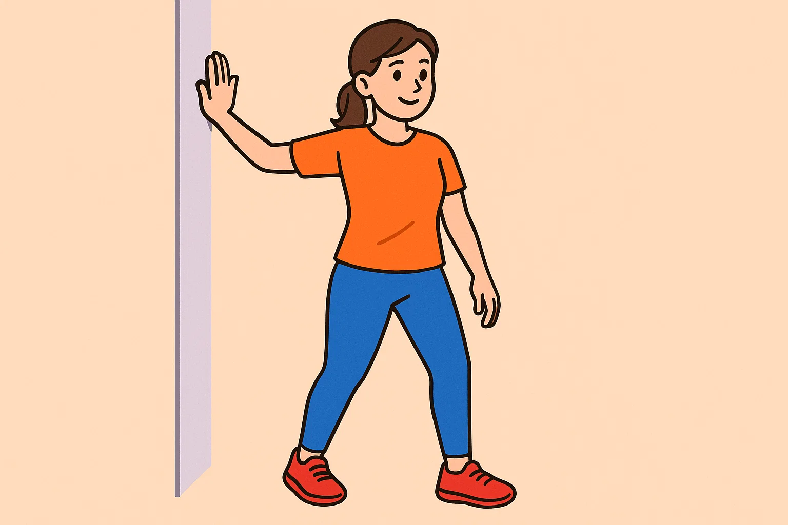 大胸筋のストレッチ