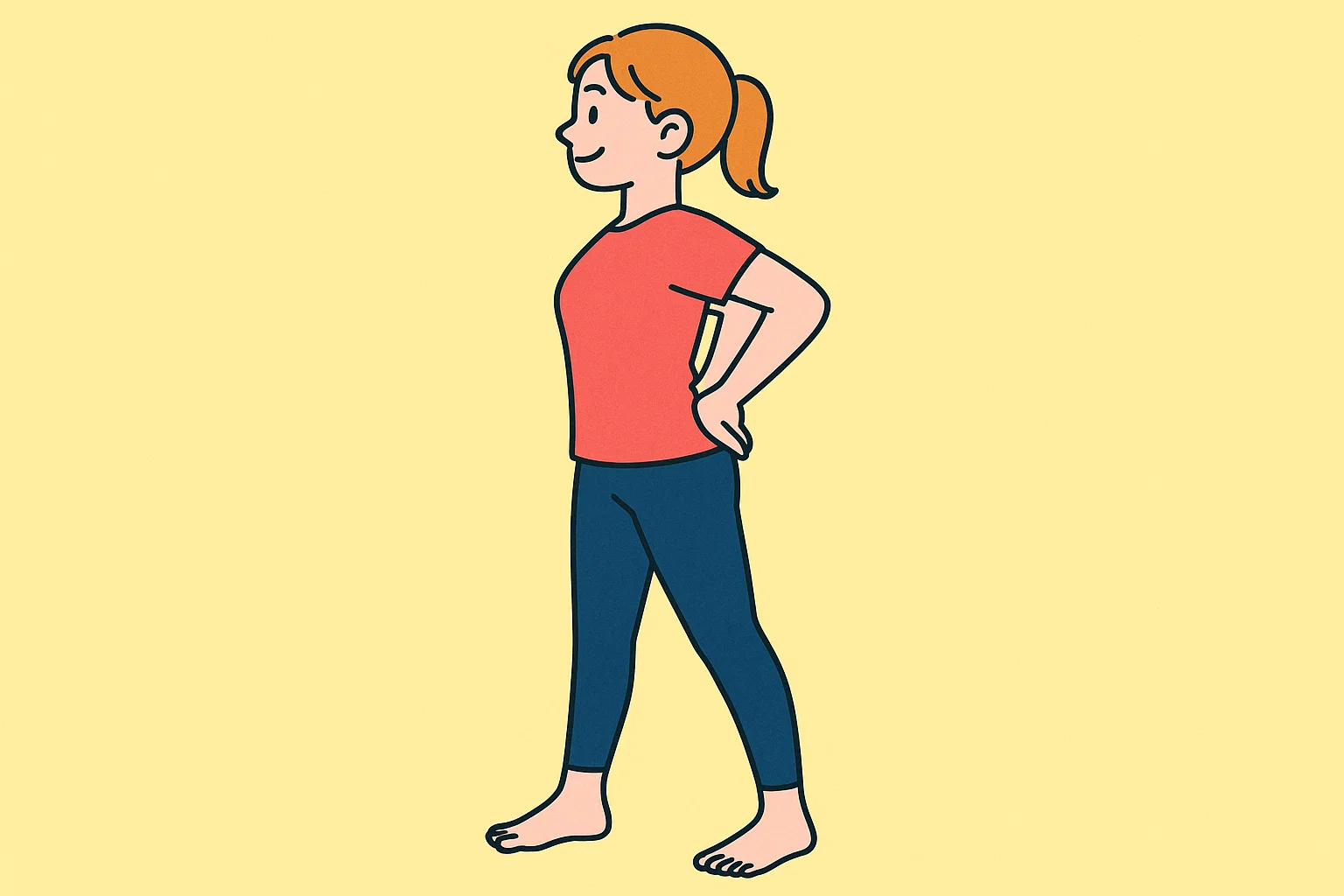 <肩甲骨のストレッチ>