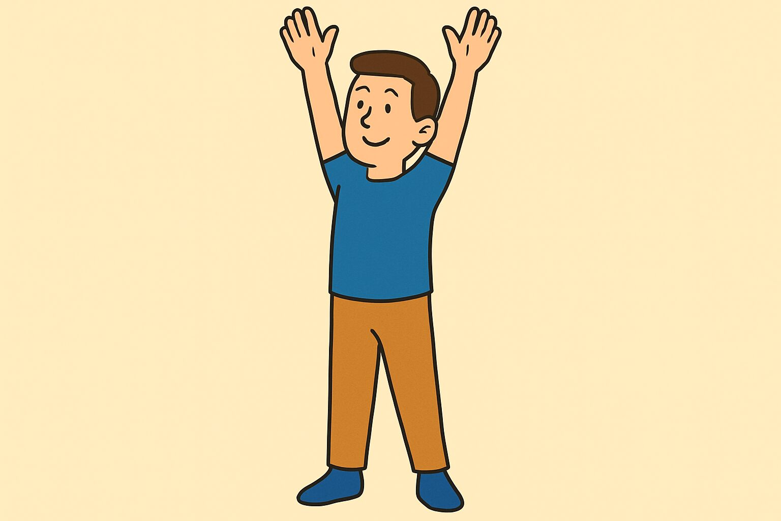 背中を伸ばすストレッチ