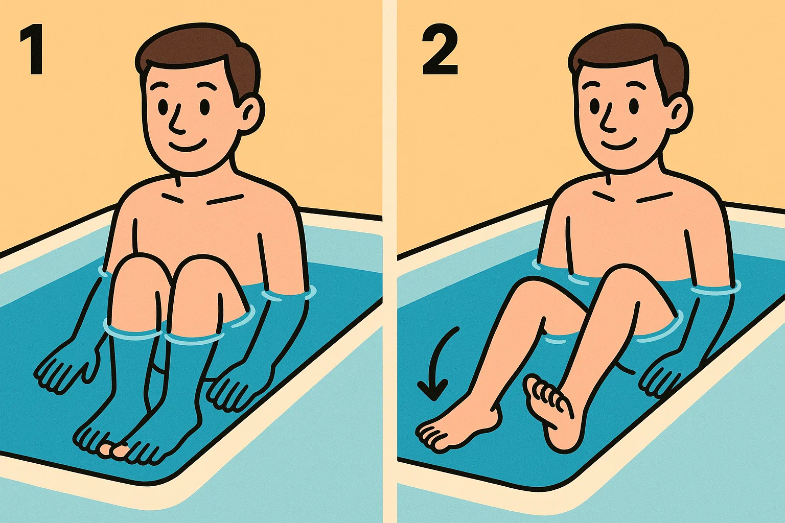 【足全体】足こぎストレッチ