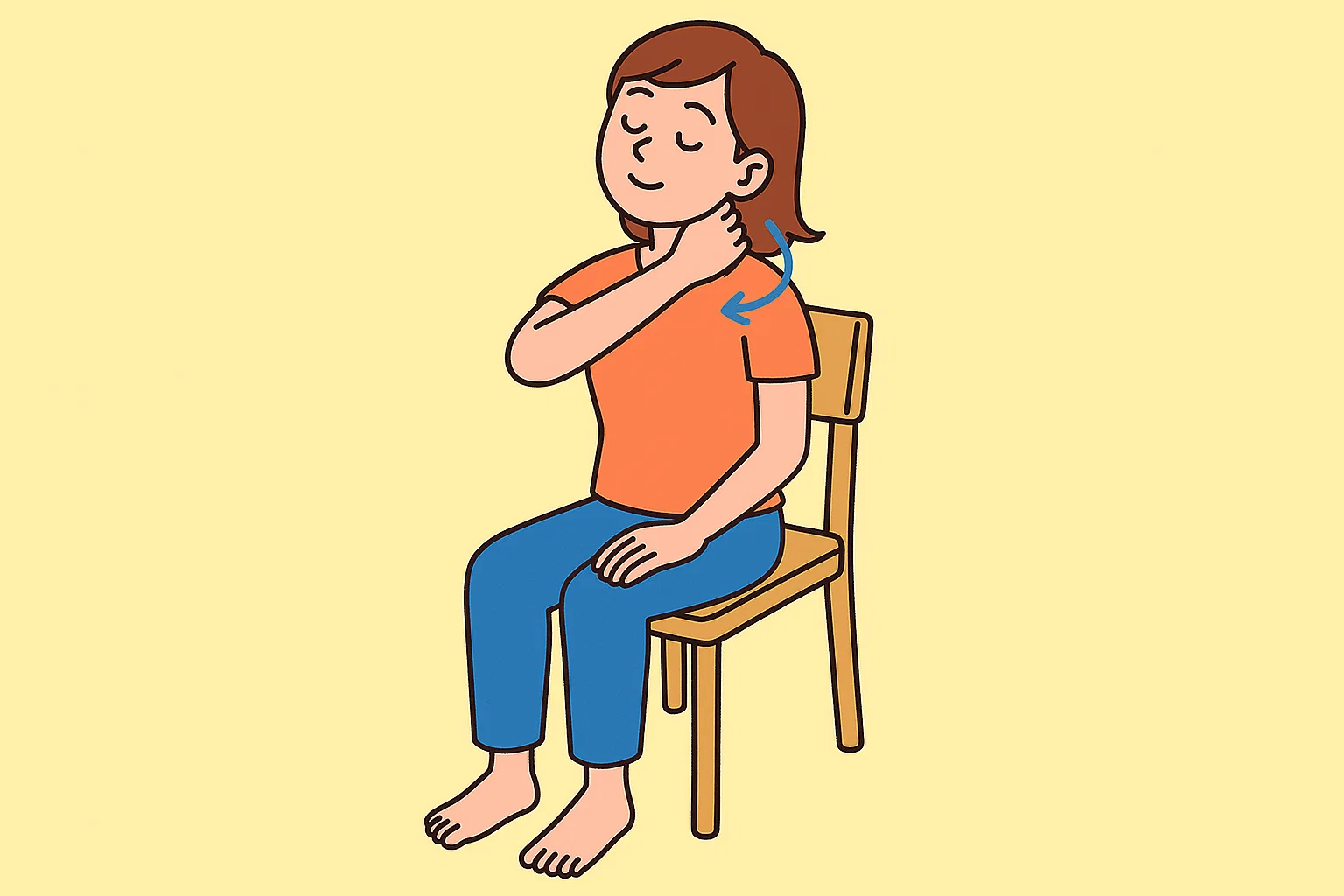 首すじセルフマッサージ