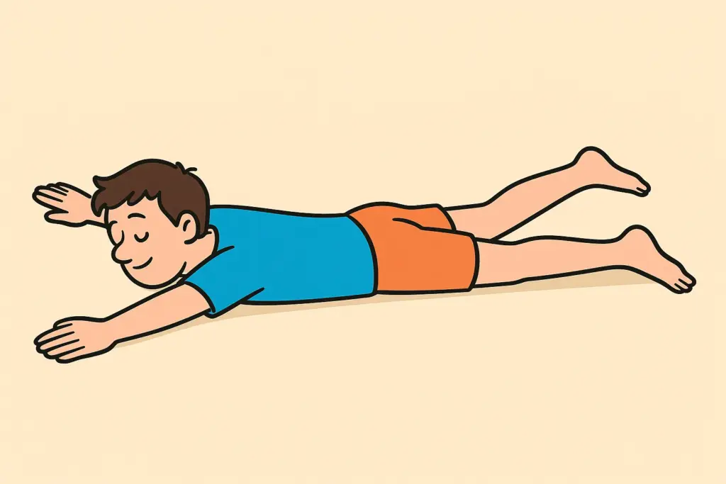 寝たままストレッチ