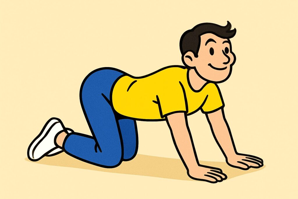 肩甲骨のストレッチ