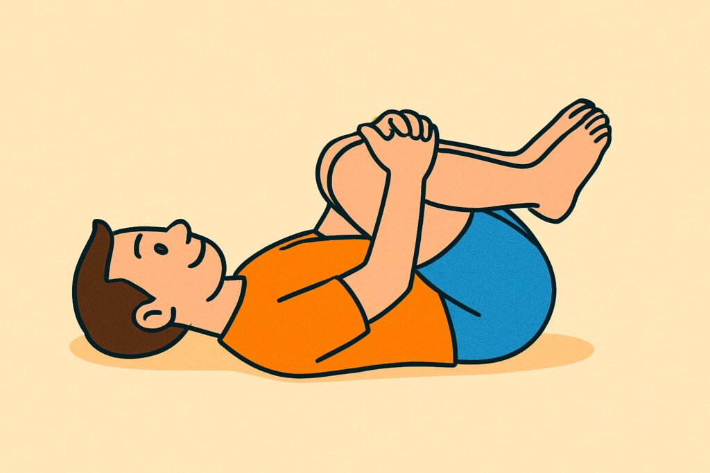 反り腰のストレッチ