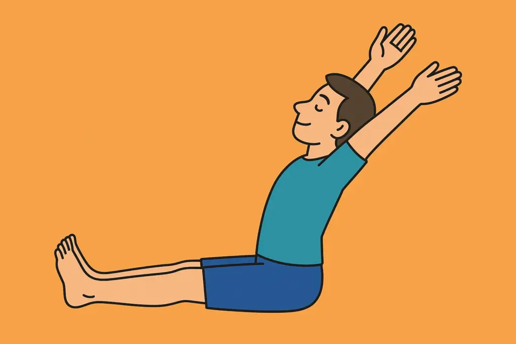 背中の柔軟性を高めるストレッチ