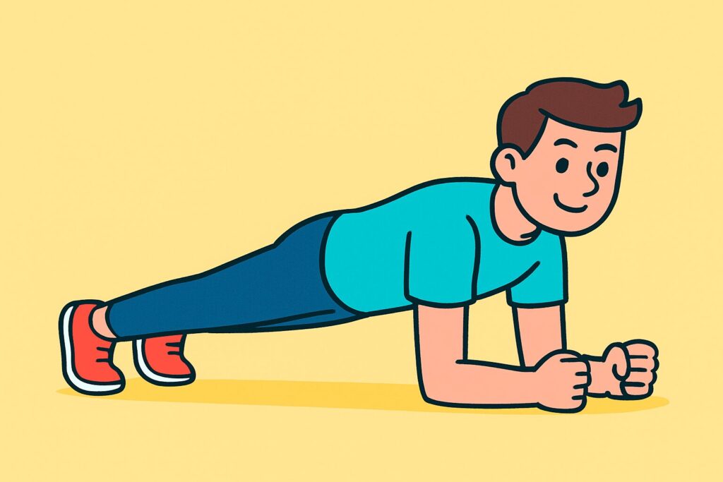 プランクのイラスト